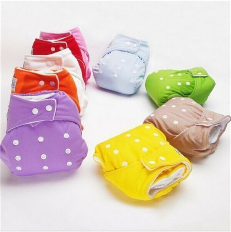 Pañales de tela lavables para bebé, niño y niña, ajustables y reciclables, 1 piezas