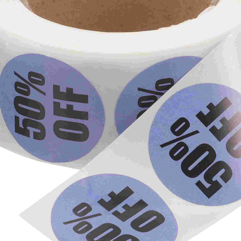 Наклейка для ногтей самоклеящаяся этикетка ценники наклейки круг розничная скидка процент скидки наклейки