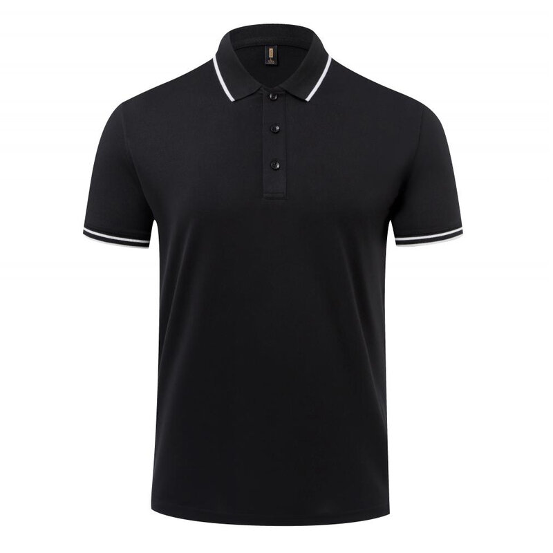 Polo Golf camiseta masculina, camisa polo listra, camiseta de colarinho de negócios, alta qualidade, atacado, moda