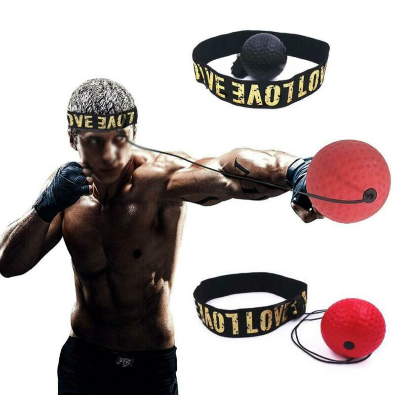 Pelota de reacción de boxeo, 1 piezas, 90cm, duradera, banda para la cabeza, MMA, Muay Thai, tiempo de reacción, entrenamiento, pelota de velocidad, deportes