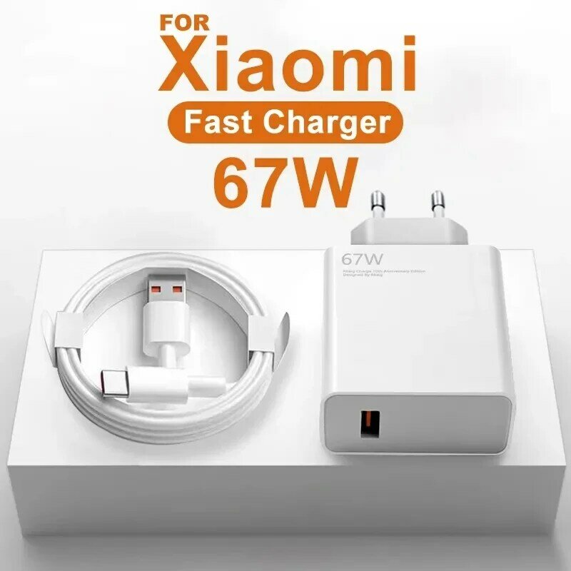 Chargeur super rapide USB pour Xiaomi, câble SnapType C, adaptateur secteur, POCO X5 Tage Pro, Redmi Note 9 10 11, charge d'origine, 67W, Mi 12 11