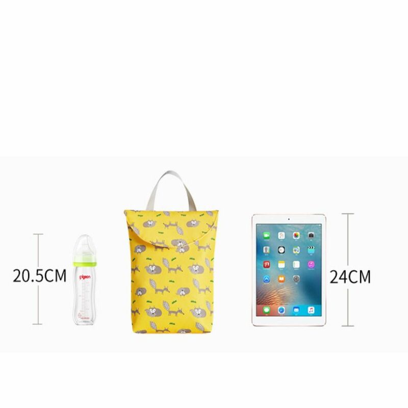 Waterproof Storage Bag High Quality Terylene Portable Baby Diaper Bags HOOk&LOOP Large Capacity Handbag