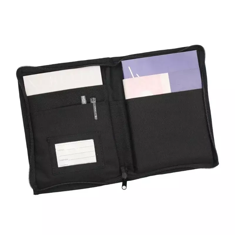 Perlengkapan Interior mobil kain Oxford multi-saku tas penyimpanan dokumen portabel kotak sarung tangan kartu pendaftaran Manual