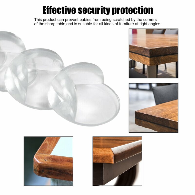 Sicherheit Kind Silicon Schutzhülle Tisch Ecke Abdeckt Kinder Barriere Kollision Guards Schutz Möbel Abdeckung