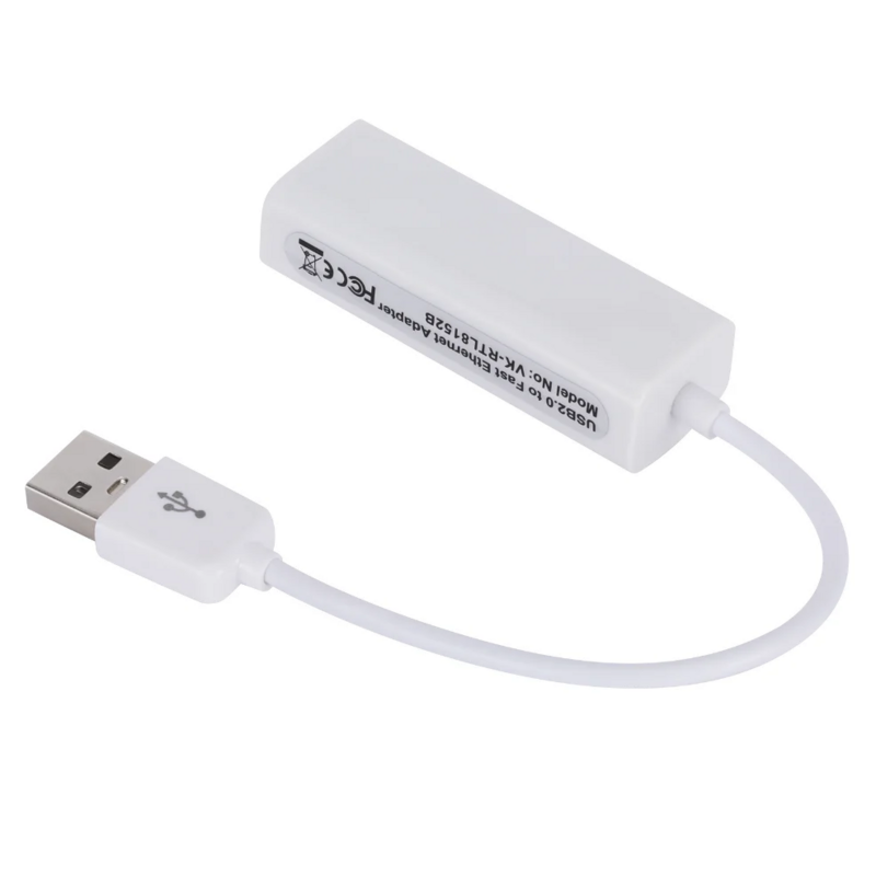 USB 2.0 유선 USB-RJ45 네트워크 카드 100Mbps USB-RJ45 이더넷 Lan 어댑터 네트워크 카드, PC 노트북 윈도우즈 7 8 10 11