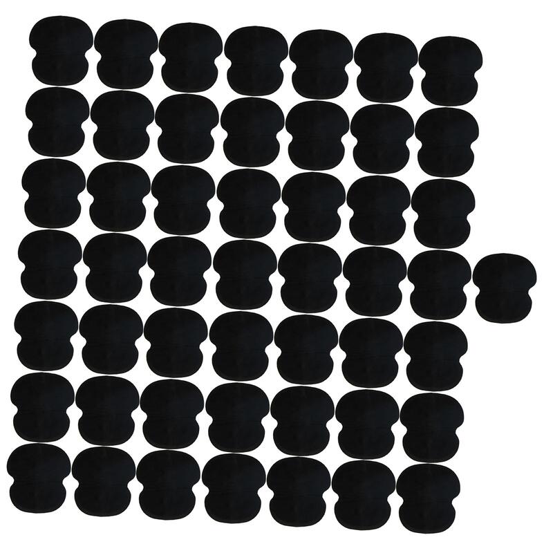 50 Pieces Sweat Pads Invisible Non Woven Fabric Stay Dry for Women Men Adhesive Breathable Comfortable Sweat Protector