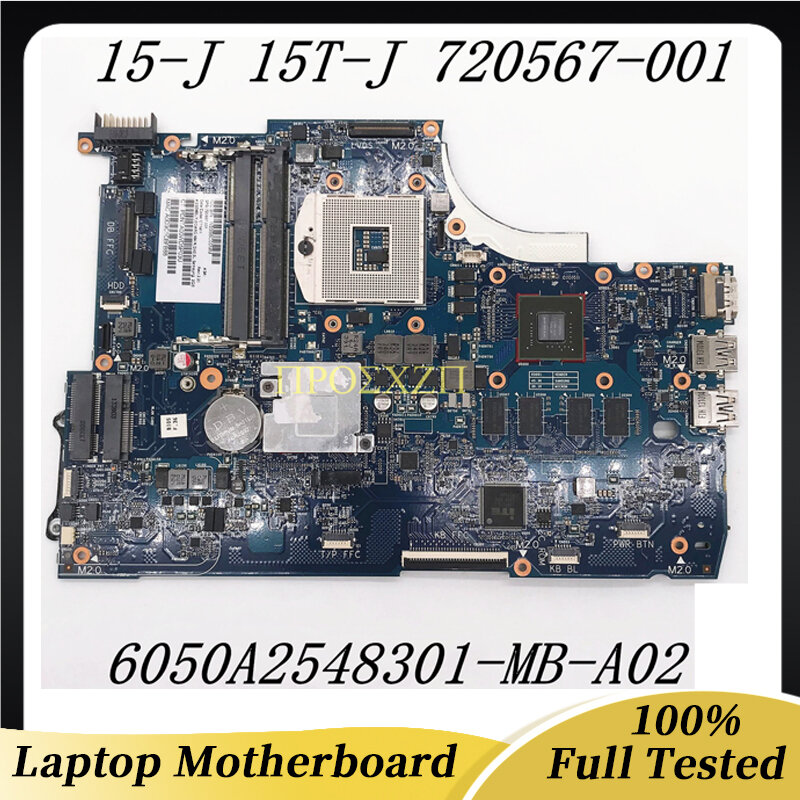 720567-001 720567-601 ENVY 15-J 15T-J 노트북 마더보드, 6050A2548301-MB-A02 W/GT740M GPU HM77100 % 잘 작동