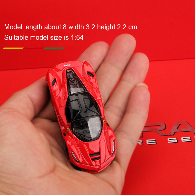Bburago 1/64 Ferrari Golf Porsche Bugatti modello di auto in lega diecast e veicoli giocattolo tasca giocattolo decorazione per auto giocattoli per bambini regali ragazzo