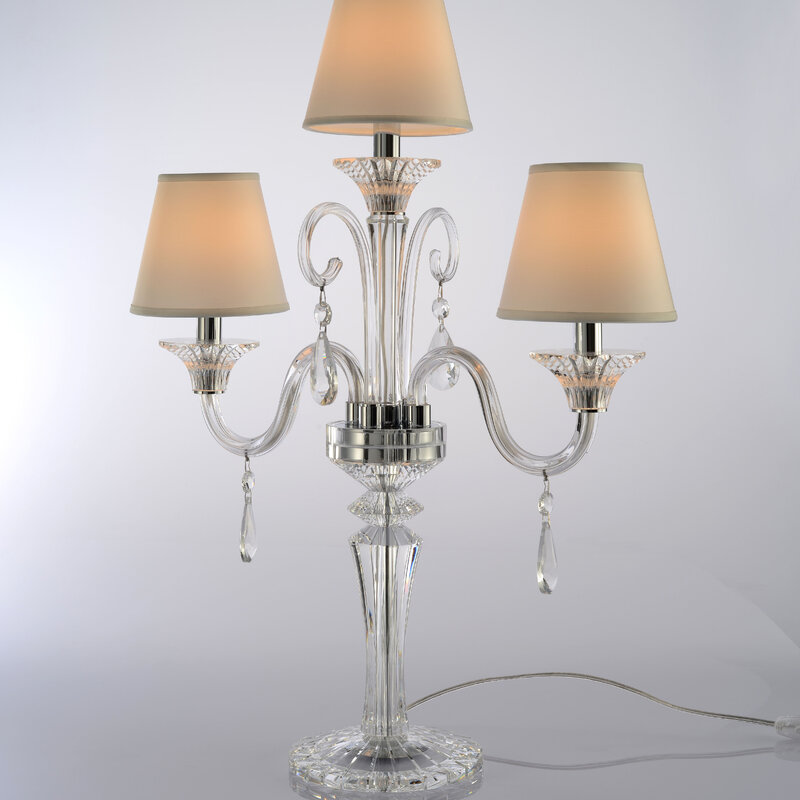 luxury Custom Modern european Lighting Crystal Table Lamp For hotel home decor