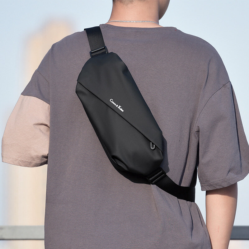 Chikage Multi-funzione Unisex elegante borsa a tracolla personalità borsa a tracolla singola da uomo tendenza moda borsa a tracolla di alta qualità