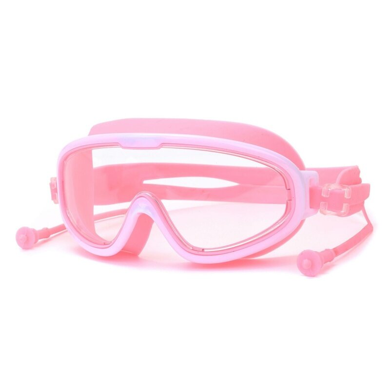 مجموعة نظارات سباحة عالية الدقة مضادة للماء والضباب للأطفال ، نظارات أولاد وفتات ، صندوق كبير
