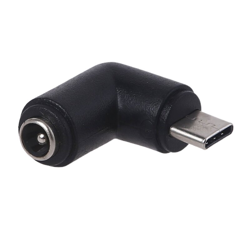 YYDS Adattatore a gomito USB Type-C da 90 gradi da 90 gradi Supporto adattatore a gomito da 5,5x2,1 mm