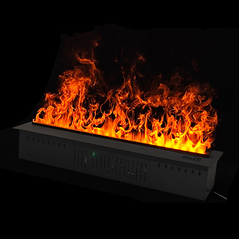 埋め込み式電子3D水暖炉、シミュレートされた炎、環境に優しい