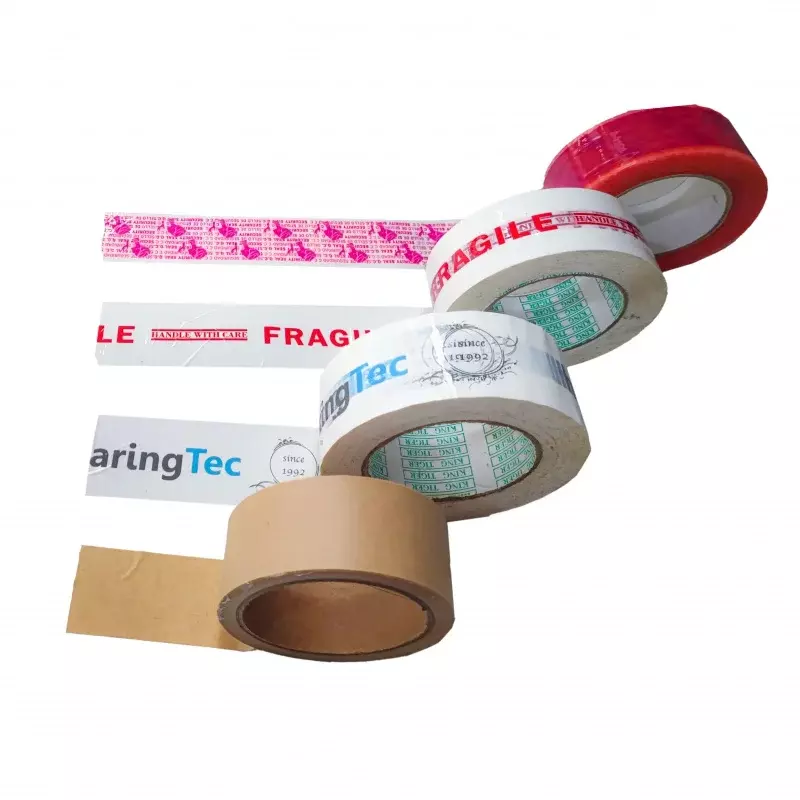 Customized productEco friendly custom print with logo packing water activated Reinforced gummed self adhesive kraft paper tape