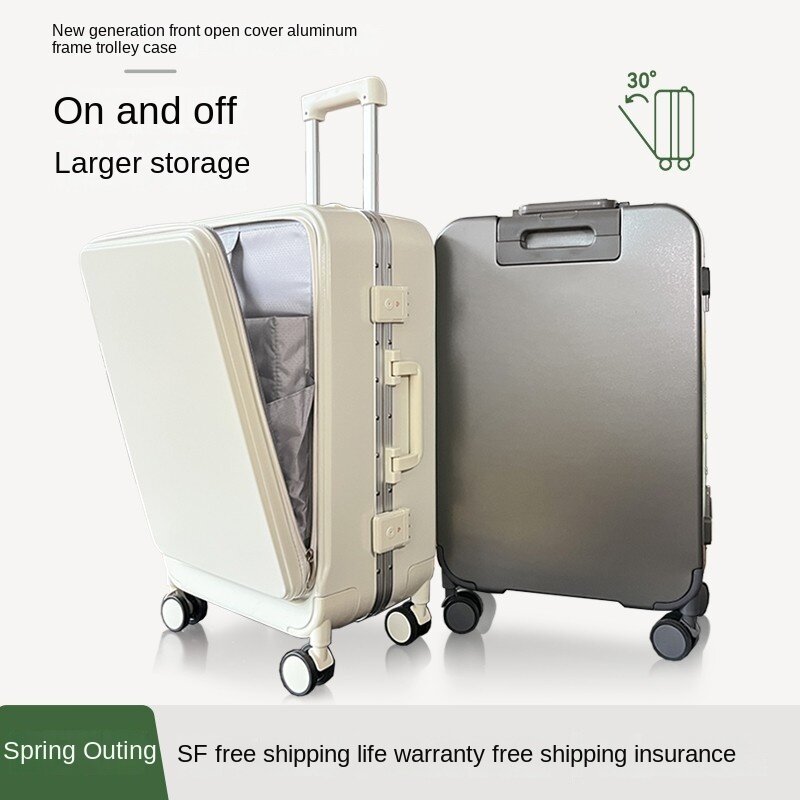 Kleiner frischer Koffer ist ein robuster Unisex-Chiffre-Koffer mit Rädern, der sich in einer großen Kapazität für Ihre Bedürfnisse kritzeln kann.