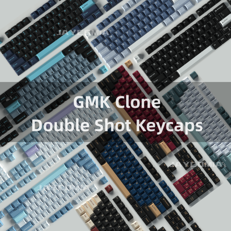 GMK-Double Shot Keycaps, Perfil cereja, Material PBT, Samurai vermelho 8008 Botânico Shoko Olivia para teclado mecânico,  6.25u 7u