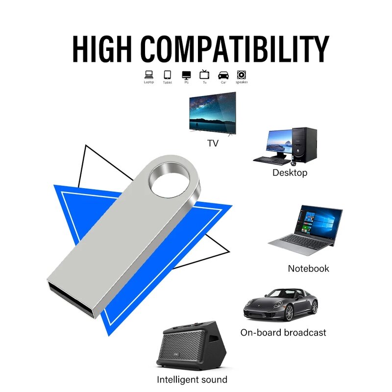 JASTER 미니 메탈 USB 플래시 드라이브, 고속 펜 드라이브, 크리에이티브 비즈니스 선물 메모리 스틱, 블랙 펜드라이브 U 디스크, 64GB, 32GB