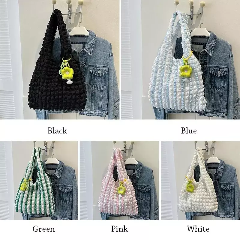ZV06   New Women Girls Large Capacity Shoulder  Female Tote Bag Underarm Bags Casual Shopping Handbags (Pendants not included)