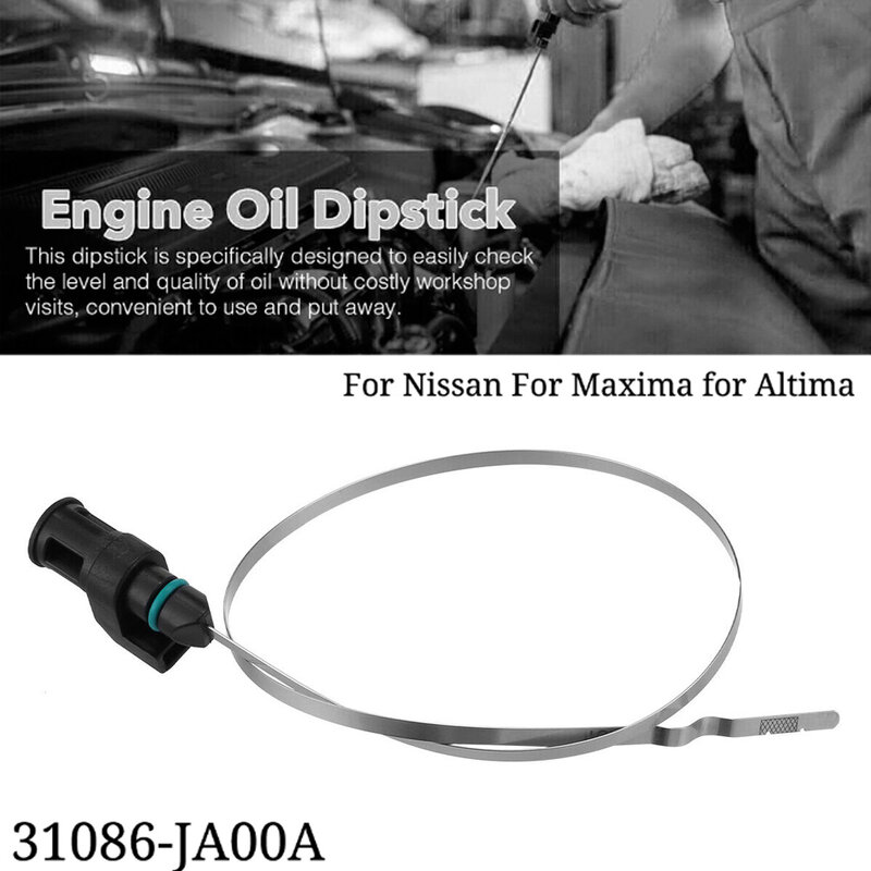 Varilla de nivel de aceite de motor de coche, varilla de nivel de fluido de transmisión para Altima, Quest 31086-JA00A, piezas de repuesto para automóviles, 60cm
