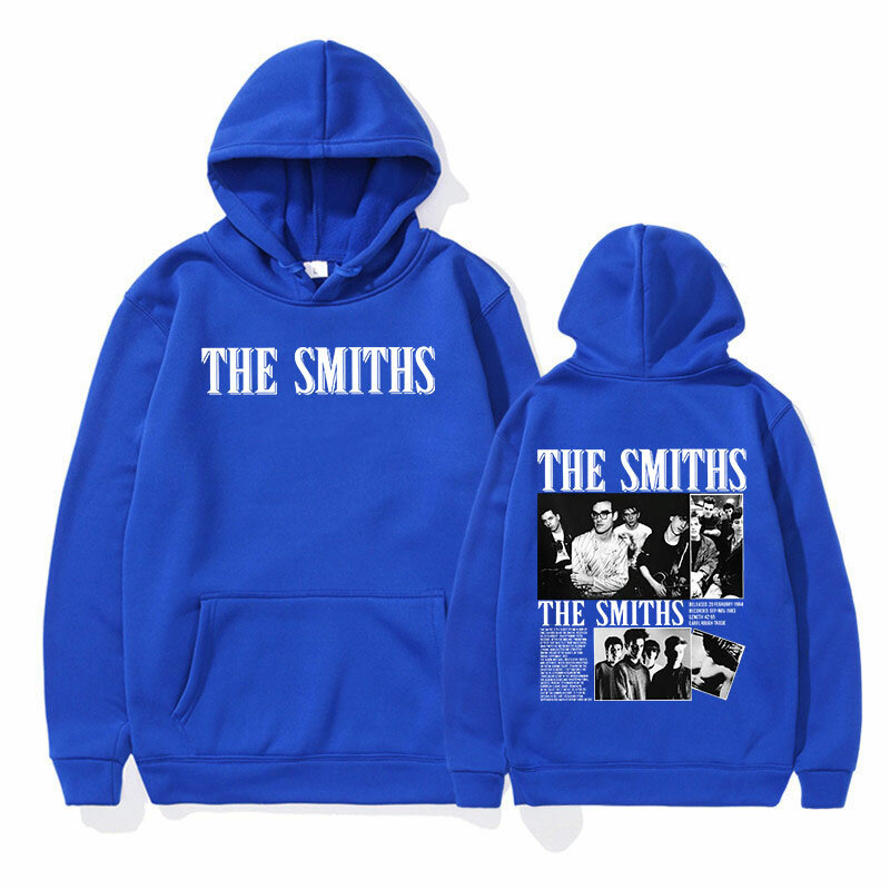 Sudadera con capucha de la banda de Rock The Smiths para hombre, jersey de gran tamaño, Hip Hop, Morrissey Meat Is Murder, Álbum de Música, ropa de los 90