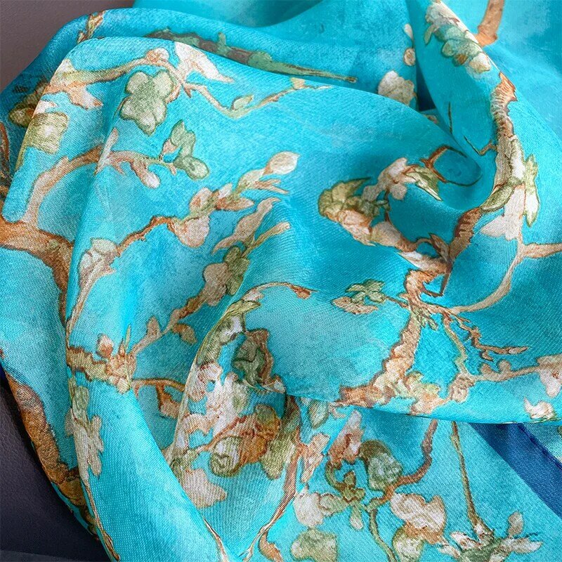 2023 Fashion Printed Floral Chiffon Hijab Scarf Women Pareo Lady Bandanas Beach Towels Summer Muslim Veil Wrap Female Foulard
