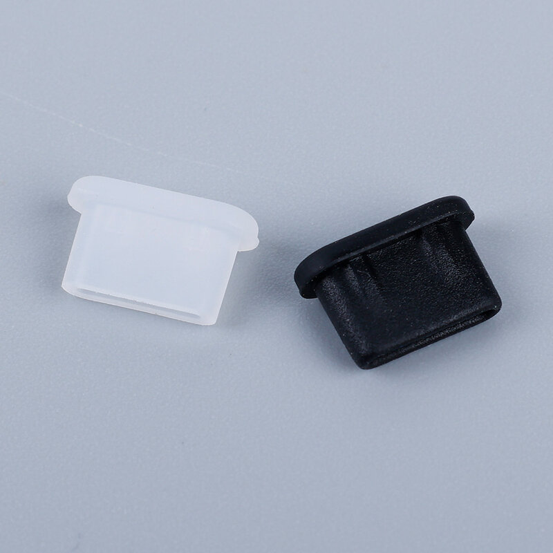 ปลั๊กกันฝุ่นชนิด c 1-10ชิ้นฝาปิดซิลิโคนป้องกันปลั๊กกันฝุ่นสำหรับโทรศัพท์ Samsung Huawei Xiaomi dustplug