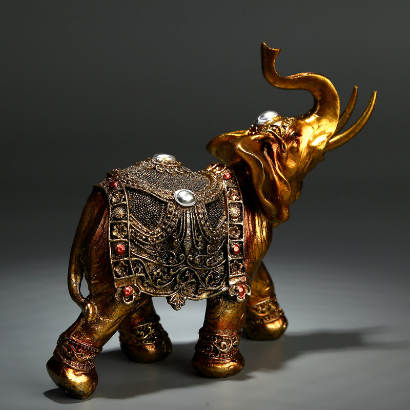 Elefante Resina Ornamentos Artesanato, Modelos De Explosão, Presentes De Casamento Criativos, Decorações De Casa