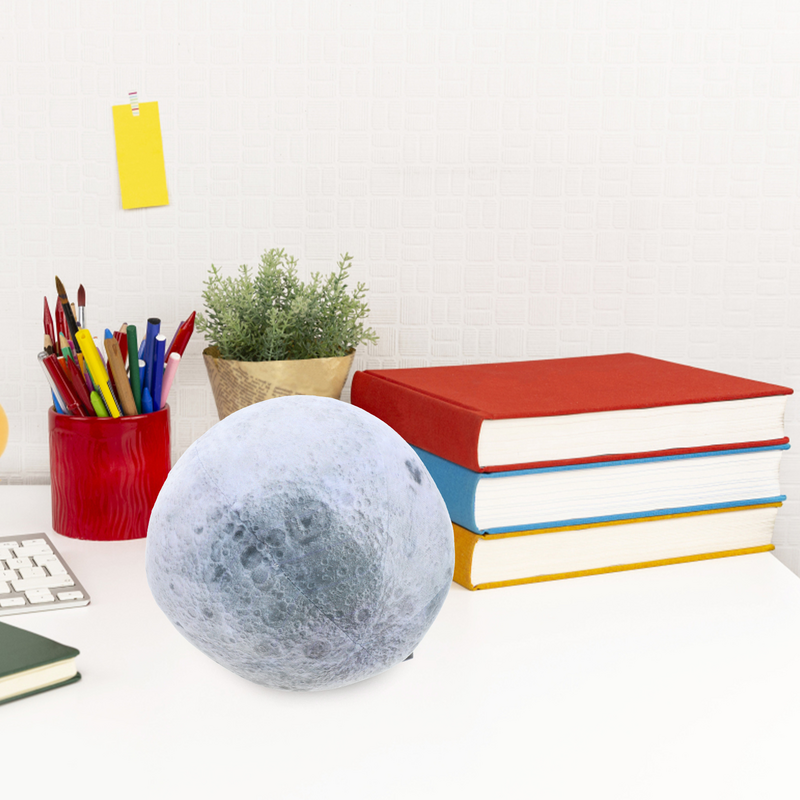 Ball Pillow Simulated Moon Plush Cosmic Planet Science and Education Props Party Pillows For Couchation Ornaments The Soft