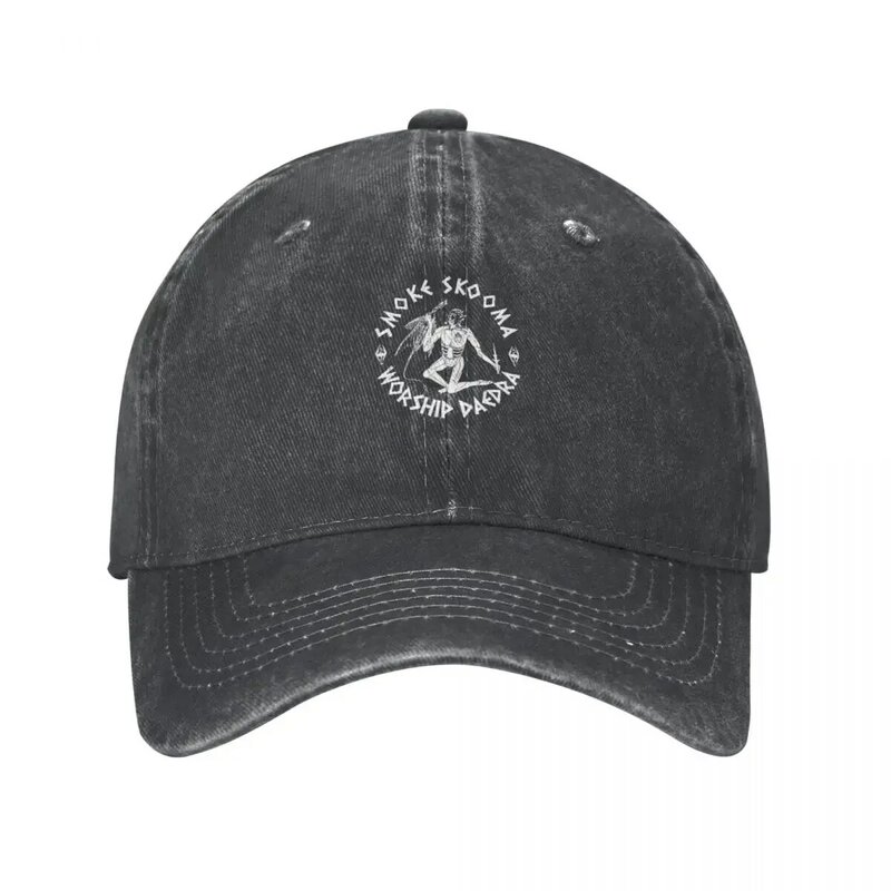 Smoke Skooma uwielbienie Daedra kapelusz kowbojski elegancki kapelusz Vintage ochrona Uv kapelusz solarny męski Baseball damski