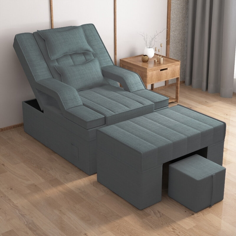Cadeiras reclináveis pedicure ajustável para casa, assento de fisioterapia, cadeira de fisioterapia para dormir e amassar