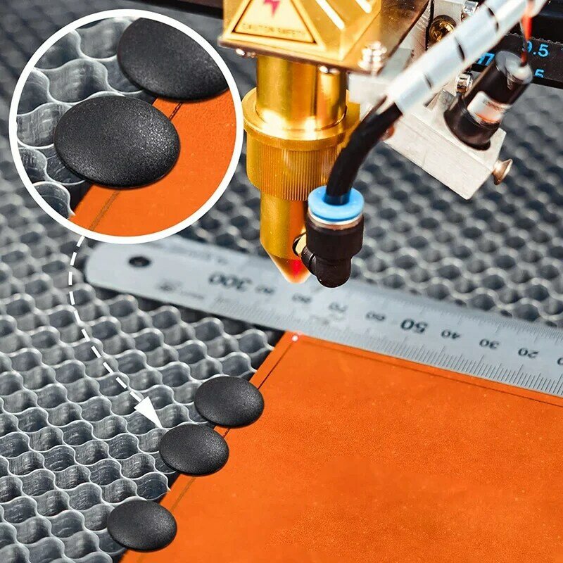 100 Pcs 7,5-8 Mm Honeycomb Pins Honeycomb Laser-Bed Mantenha pressionado os pinos Honeycomb Fixação Needle Laser-Engraver Acessório