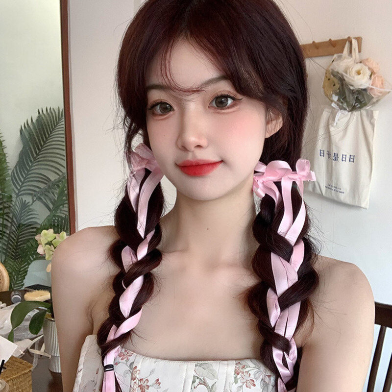 2023 New Fashion Cloth Ribbon Hair Clip Clamp Sweet Bow Hairpin Barrettes For Women Girls Hair Accessories Korean Headdress Gift