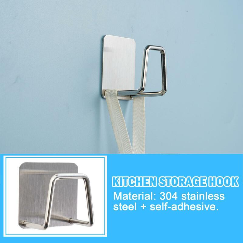 Sponge Holder Stainless Steel Kitchen Storage Rack Wall Accessories Bathroom Kitchen Organizer Organizer Kitchen Hooks Hook V2J1
