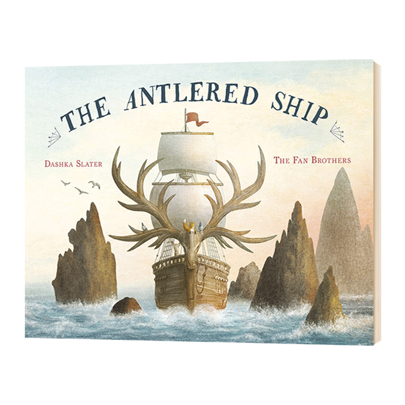 The Antlered Ship, детские книги в возрасте от 3 до 6 лет, английские книги с картинками, 9781786031068