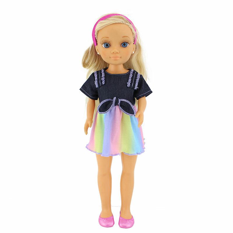 Roupas de vestimenta fashion personalizáveis com bonecas famosa nancy, (bonecas e sapatos não inclusos), acessórios para bonecas, 2021