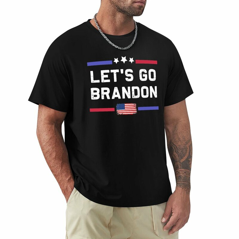 Anti Joe Biden é uma camiseta fracassada para homens, vamos de novo, roupas hippie, camiseta de manga curta, tops grandes