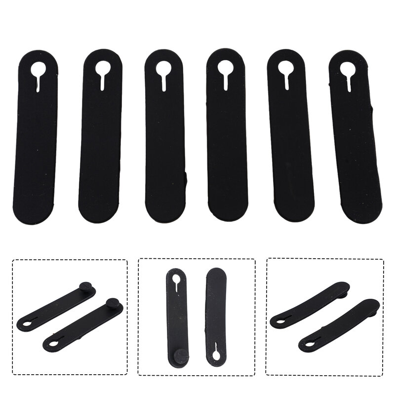 For Motorcycle Frame Rubber Securing Tie’s Wiring 64mm 6pc/set For Motorcycle Frame Good Elasticity Rubber Securing