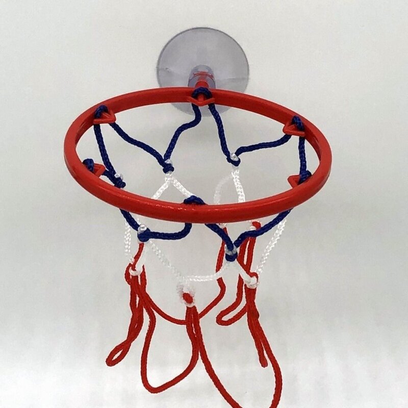 Plastic Funny Basketball Hoop Toy Kit Sports Game Toy Sensory Training No-punch Portable Basketball Adults