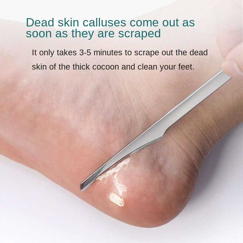 Stainless Steel Dead Skin Remover Toe Nail Shaver Feet Pedicure Knife Foot Callus Rasp Files Scraper Foot Care Pedicure Tools