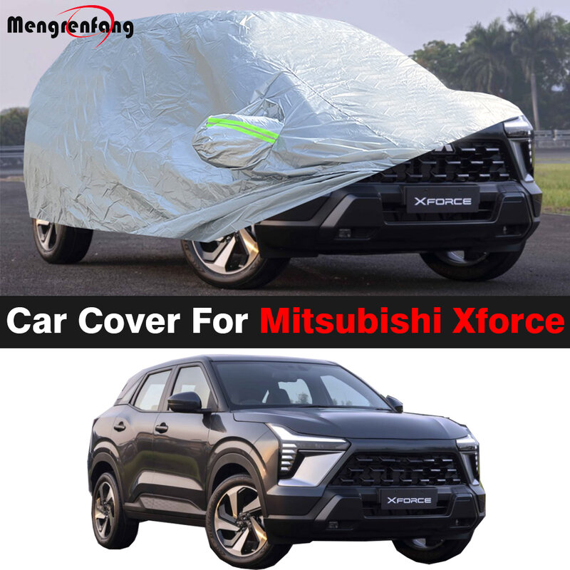 Outdoor Car Cover For Mitsubishi Xforce 2022-2025 SUV Anti-UV Sun Shade Rain Snow Wind Protection Dustproof Cover