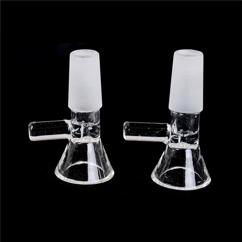 Школьная лабораторная стеклянная посуда 14 мм/18 мм, чаша из боросиликатного стекла с прозрачной горкой и ручкой, чаша типа воронки для химии
