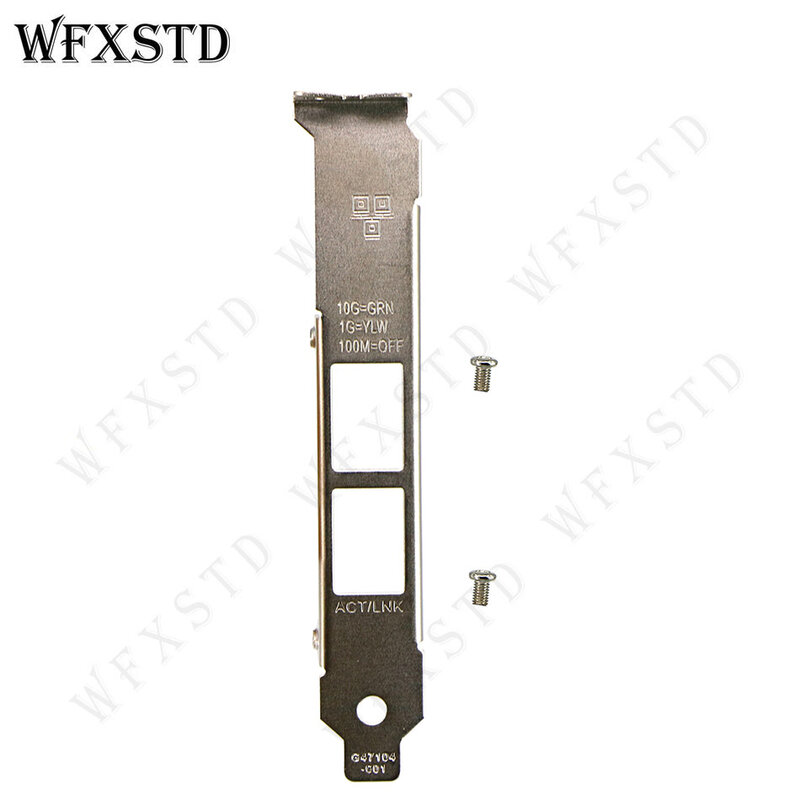 5pcs Full Height Baffle Profile Bracket For Intel X540-T2 X550-T2 E10G42BT 10G Network Card Support Board