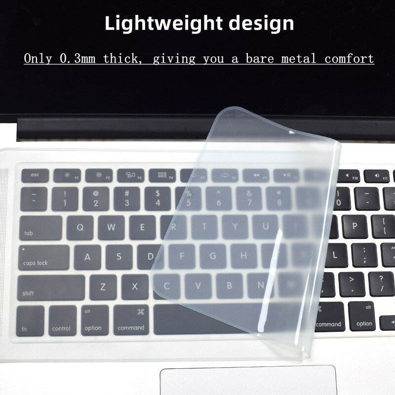 แล็ปท็อปเดสก์ท็อปคีย์บอร์ดสากลกันน้ำแป้นพิมพ์ป้องกันกรณีป้องกันฝุ่น Keyskin 12-17นิ้วสำหรับ Macbook Notebook
