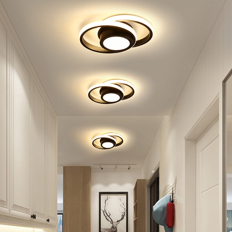 초박형 침실 천장 조명, 효율적인 LED 램프, 아늑한 집 분위기