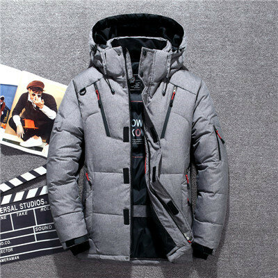 2023 Winter New Down Coat Men\'s Fashion Trend Warm Jacket Cotton Coat Men\'s Casual Loose Warm Jacket Coat Warm Parka