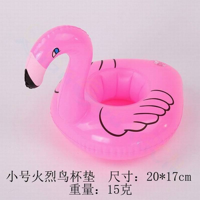 Portabicchieri galleggiante alla fragola piscina nuoto giocattoli per bambini Party Beverage Boats anello con diamanti flamingo fruit portabevande gonfiabile