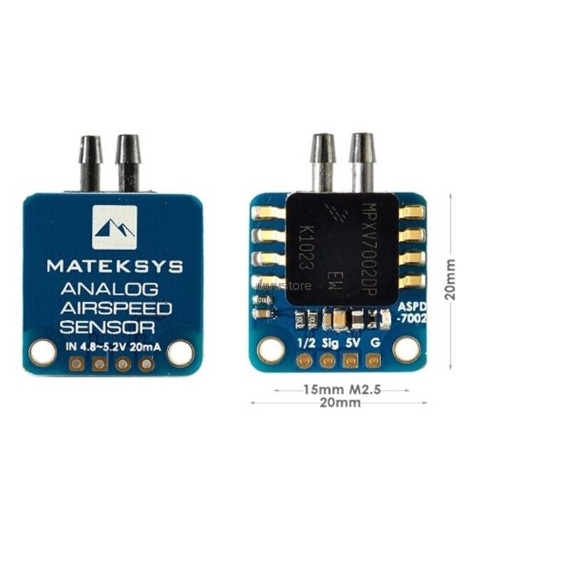 Matek Systems-Sensor Digital de velocidad del aire, Control de vuelo de ASDP-4525 para F4, F7, F722, 765 WING IANV