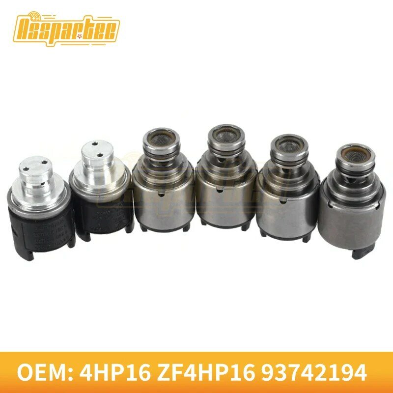 Applicable For 2003-2012 Chevrolet transmission solenoid valve 6-piece set ZF4HP16 4HP16 93742194