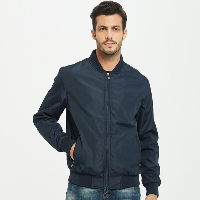 MRMT-chaqueta deportiva informal para hombre, color sólido, moda diaria, talla grande, 2024