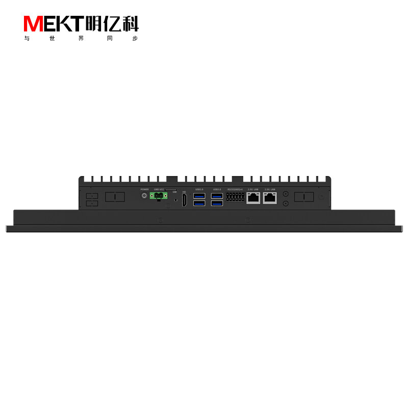 Panel Frontal externo integrado, dispositivo antiinterferencias, resistente al agua IP65, interfaz LAN/COMRS232/485/USB/HDMI, táctil inteligente, PC todo en uno, 19 pulgadas